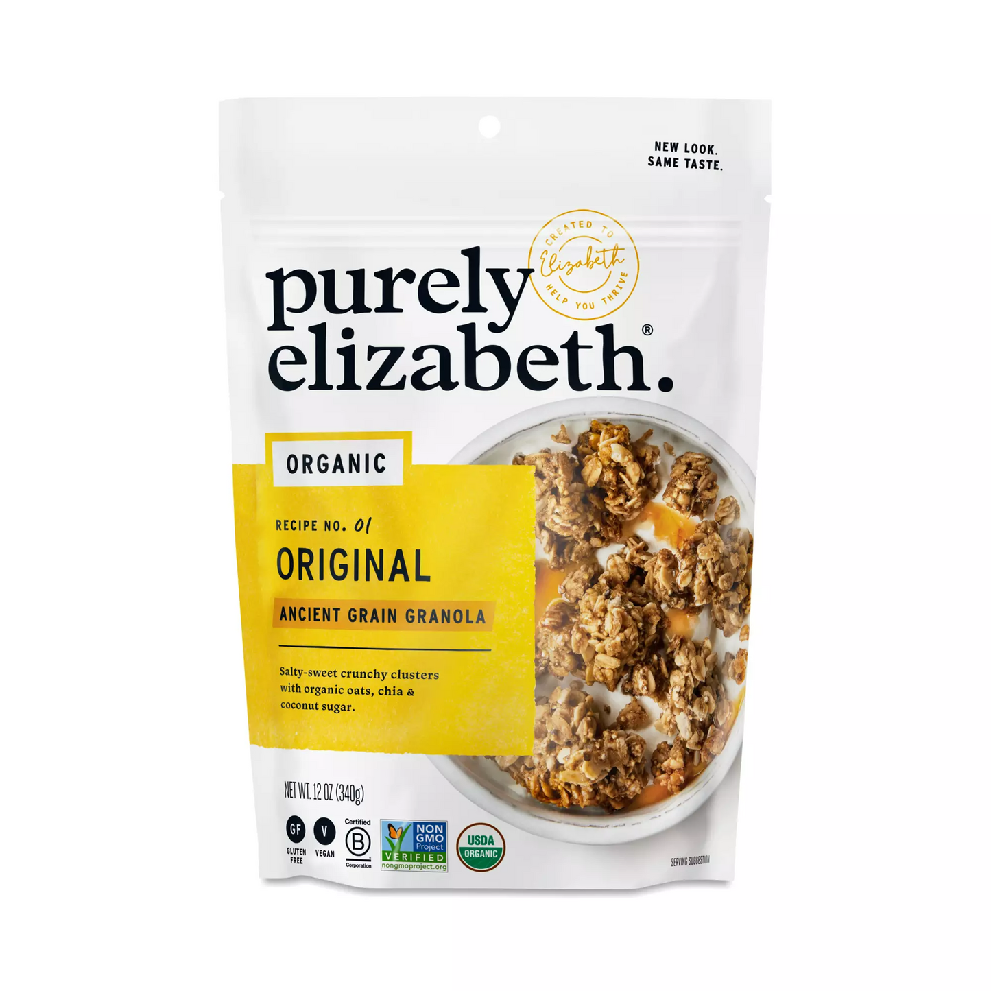 Purely Elizabeth Organic Ancient Grain Granola, Original