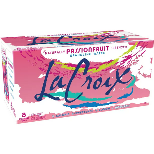 LaCroix Passionfruit Sparkling Water | 8 Count