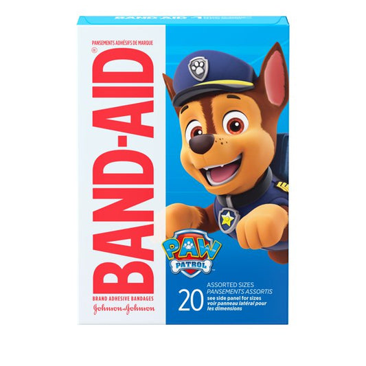 Band-Aid | Paw Patrol, 20 Assorted Sizes