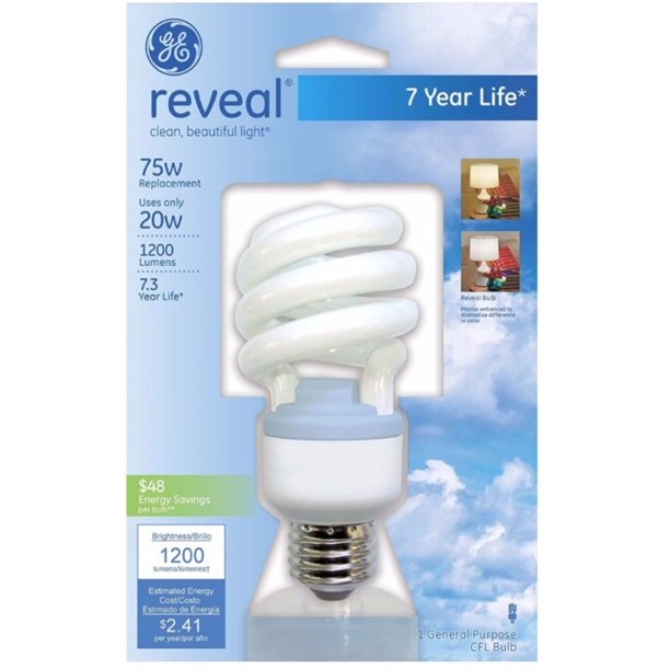 GE | Spiral Reveal Light Bulb