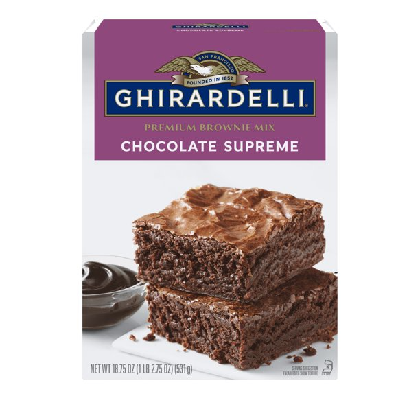 Ghirardelli Chocolate Supreme Brownie Premium Mix Box