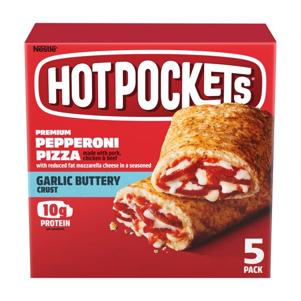 Hot Pockets Pepperoni Pizza | Frozen, 22.5oz