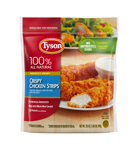 Tyson Crispy Chicken Strips | Frozen, 1.56 lb bag