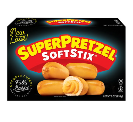 SuperPretzel | Sofistix Cheddar Cheese Filled Soft Pretzel Sticks