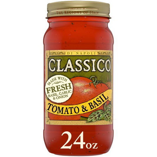 Classico Tomato & Basil Spaghetti Sauce | 24oz