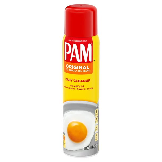 PAM Original Cooking Spray | Canola Oil Nonstick Cooking & Baking Spray | 8 oz