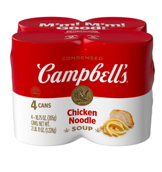 Campbell's Condensed Chicken Noodle Soup | 4 Pack