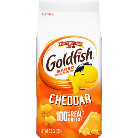 Goldfish Cheddar Crackers | Snack Cracker, 6.6oz bag
