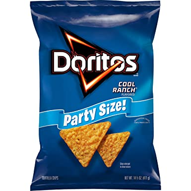 Doritos Cool Ranch Flavored Tortilla Chips | Party Size