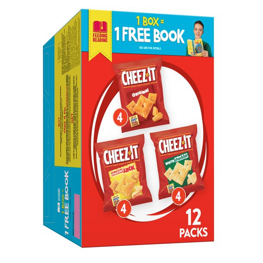 Cheez-It Cheese Crackers | Variety Pack - 12 Count