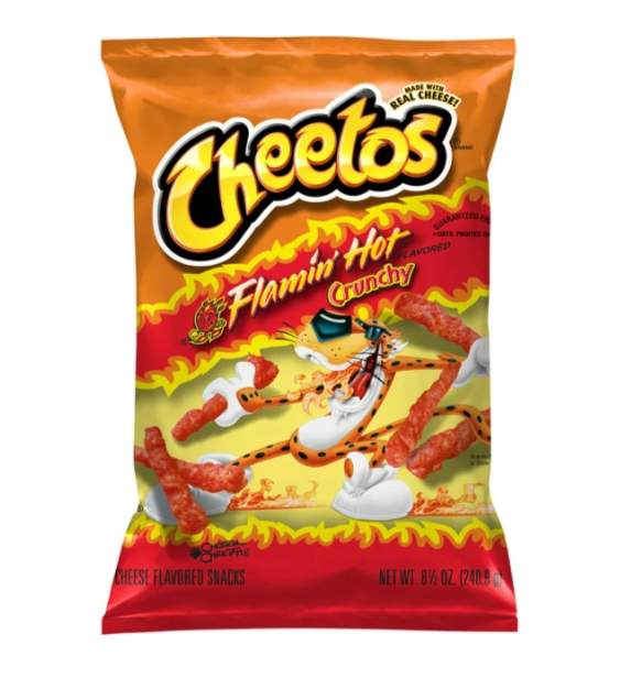 Cheetos Crunchy Flamin' Hot Cheese Flavored Snack | 8.5oz