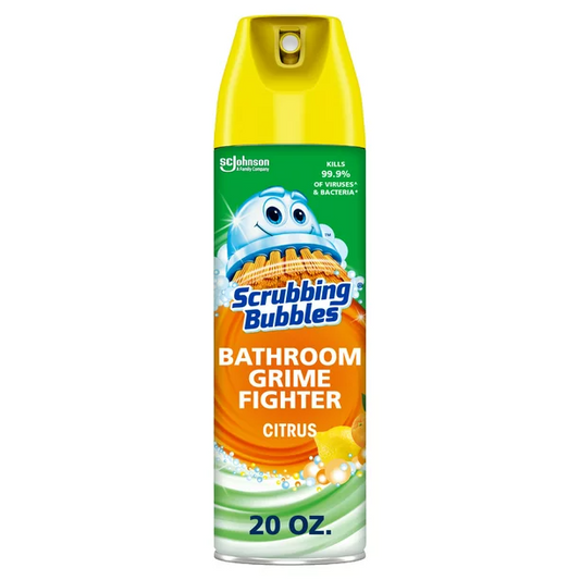 Scrubbing Bubbles Bathroom Grime Fighter Aerosol | 20 oz