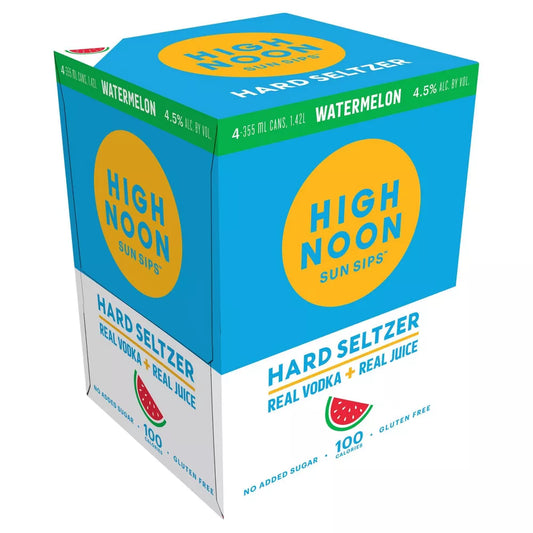 High Noon Watermelon Hard Seltzer 4 Pack