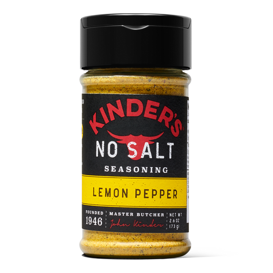 Kinders Spice No Salt Lemon Pepper - 2.6oz