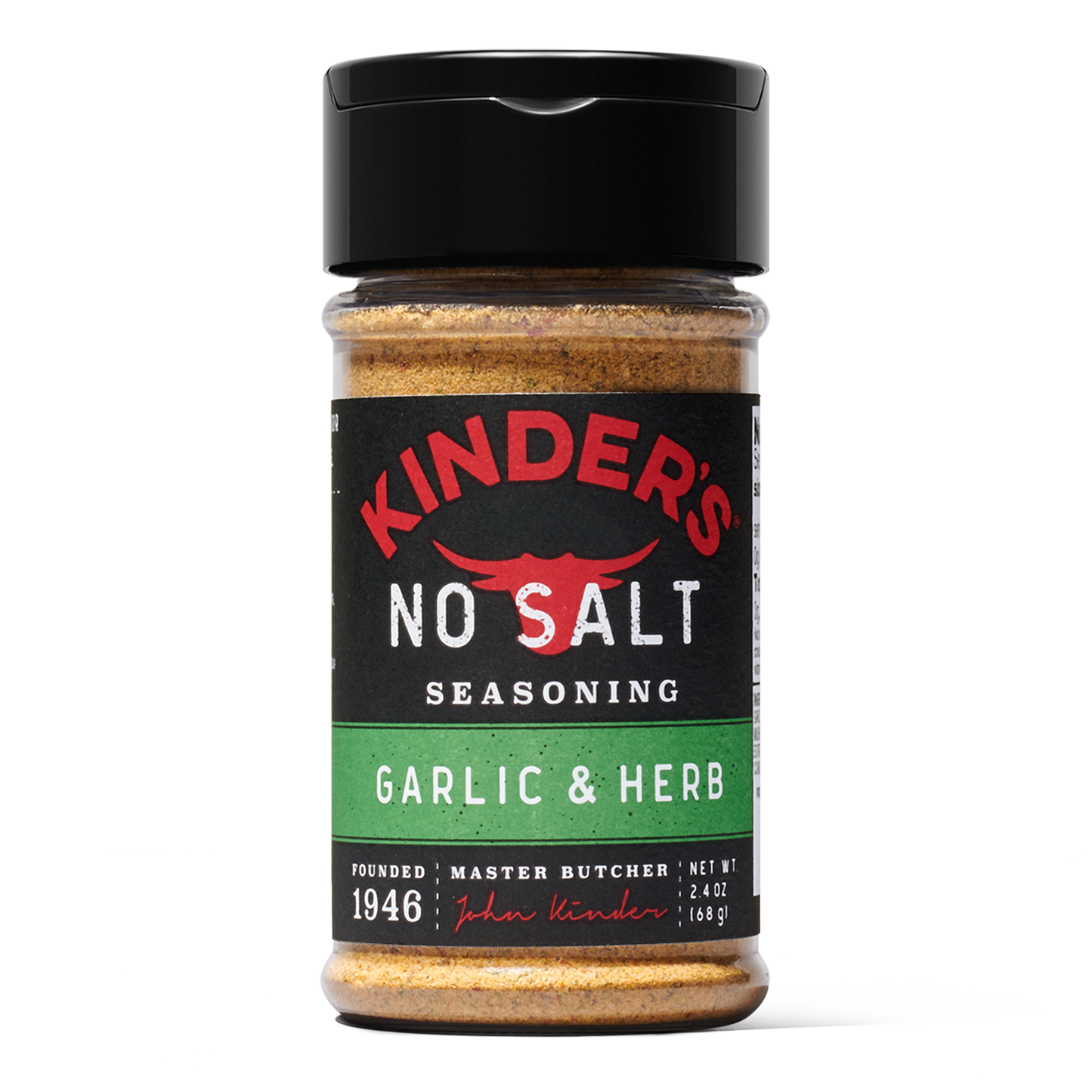 Kinders Spice No Salt Garlic Herb -2.4oz