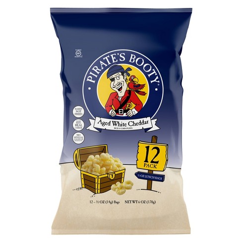 Pirate's Booty Aged White Cheddar Puffs - 12ct - 0.5oz