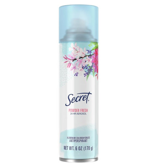 Secret Aerosol Antiperspirant and Deodorant | Powder Fresh, 6 oz