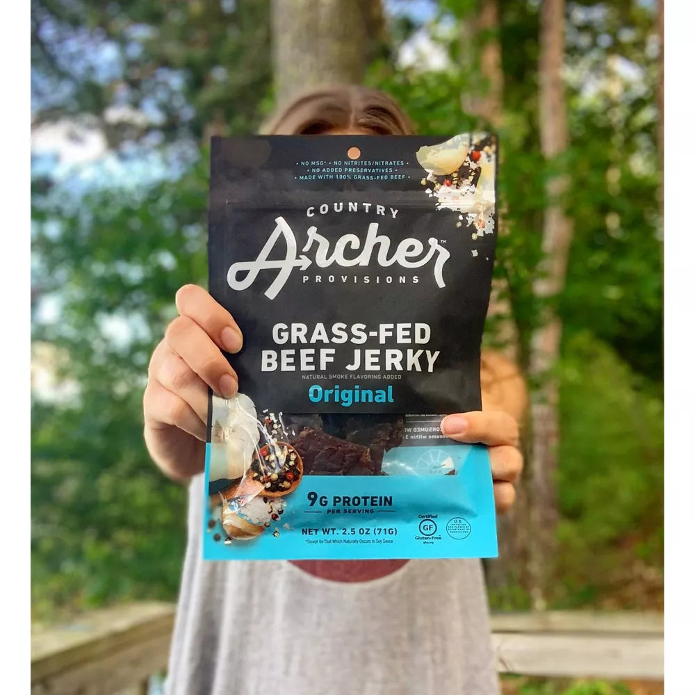 Country Archer All Natural Grass Fed Original Beef Jerky - 2.5oz