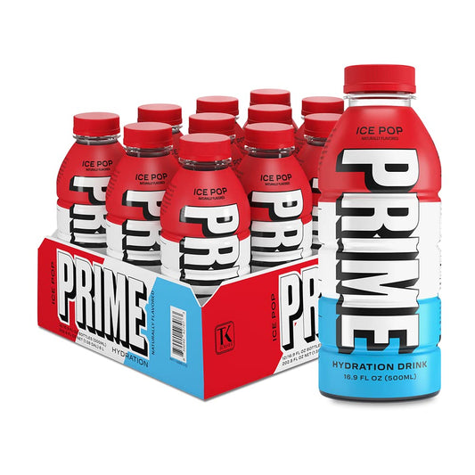 Prime Hydration Drink Sports Beverage "ICEPOP" - (Pack of 12)