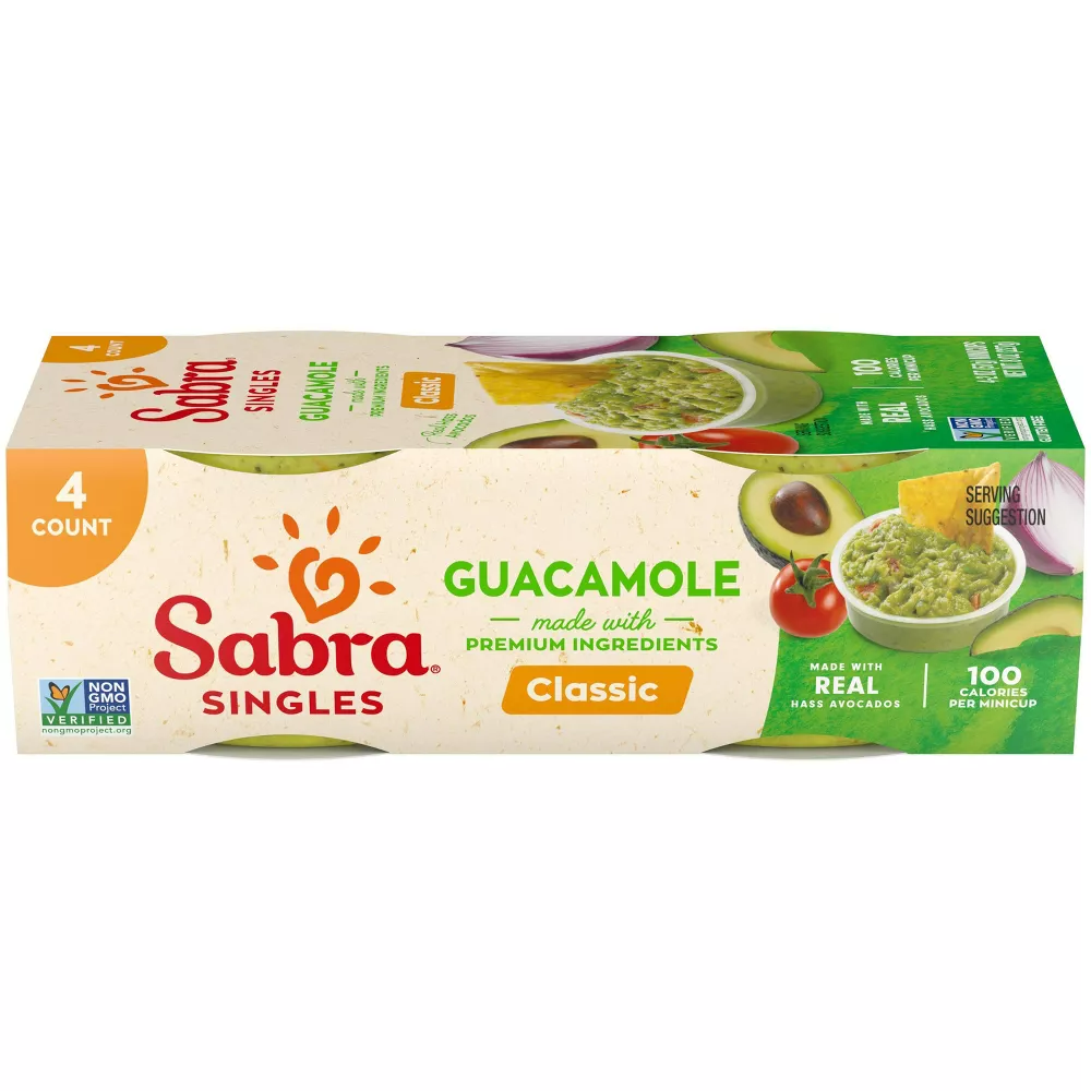 Sabra Classic Guacamole Singles - 8oz/4ct