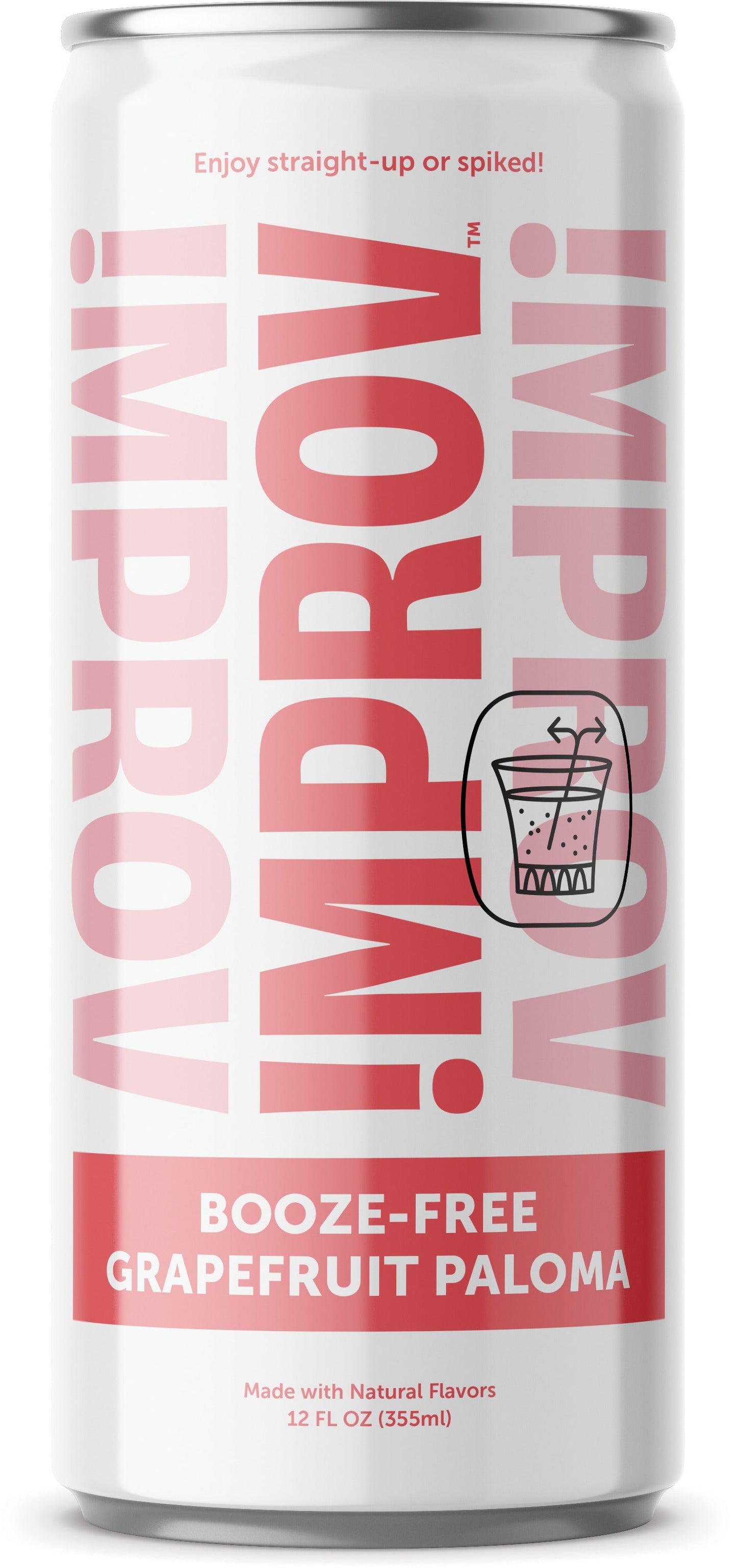 !MPROV Booze-Free Grapefruit Paloma, 4 pack