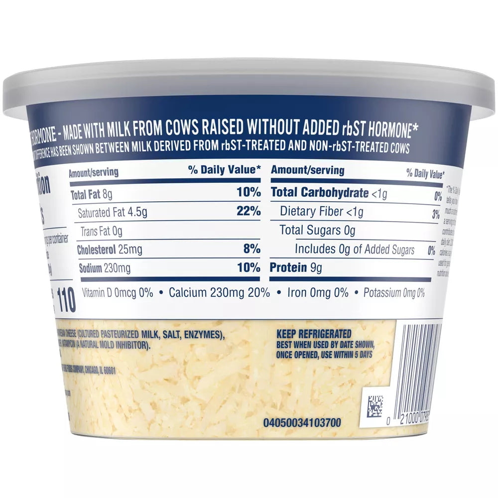 Kraft Shredded Parmesan Cheese | 5 oz tub