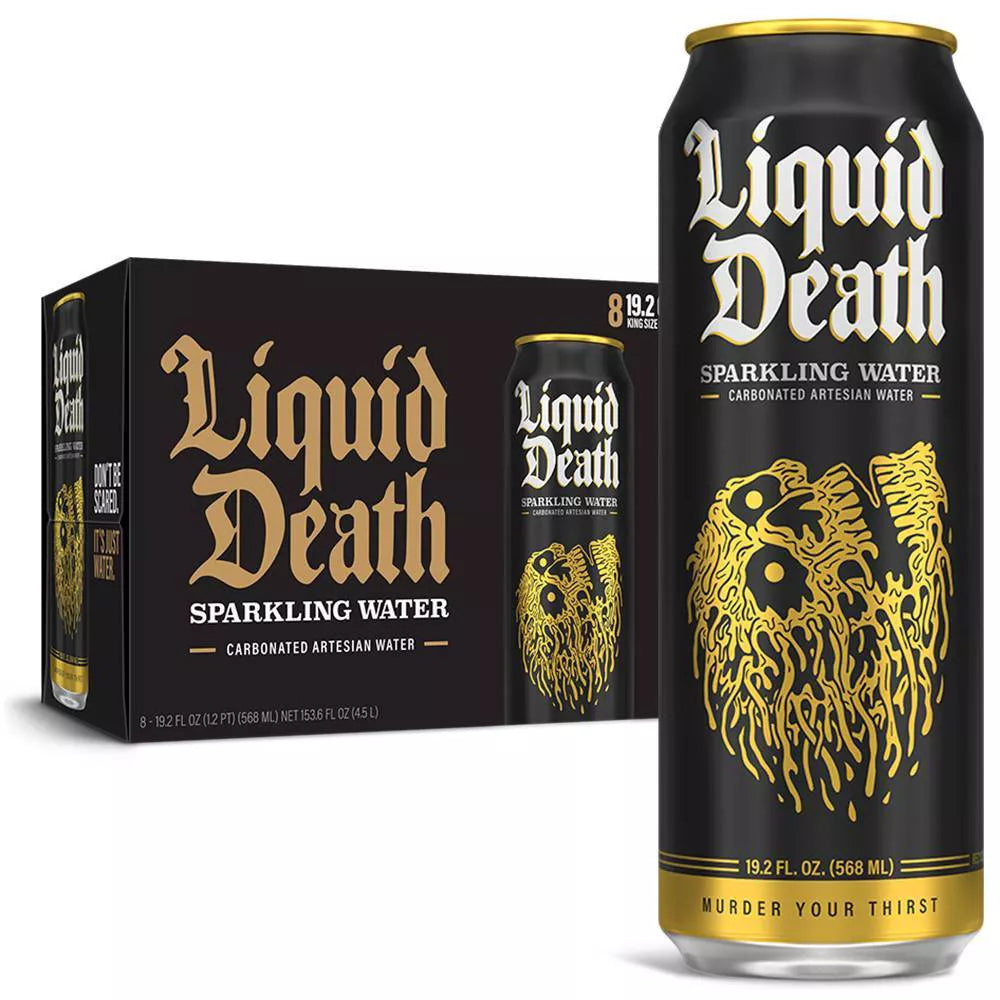 Liquid Death 100% Sparkling Mountain Water - 8pk/19.2 fl oz Cans