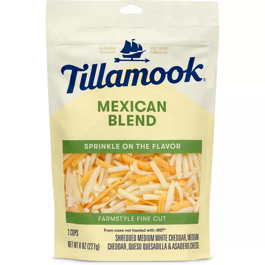 Tillamook Mexican Blend Farmstyle Fine Cut Shredded Cheese - 8oz