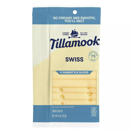 Tillamook Swiss Cheese Slices - 8oz